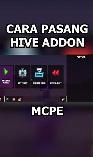 HOW TO INSTALL Hive Addons IN MCPE - WORK 100% #shorts
