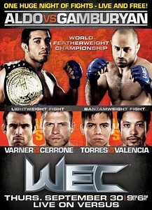 Jamie Varner vs. Donald Cerrone II, WEC 51 | MMA Bout | Tapology