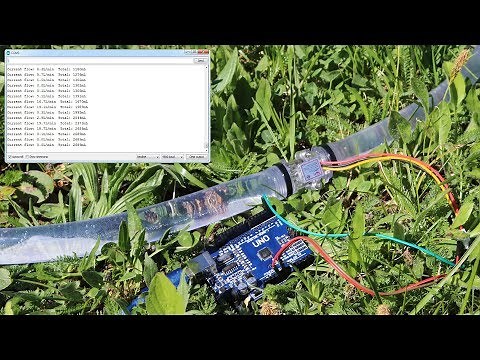 Arduino Flowmeter | Wie man eine Wasseruhr baut und damit den aktuellen Durchfluss messen kann