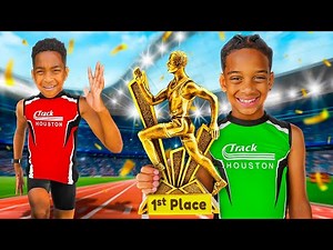 DJ & KYRIE FIRST EVER TRACK & FIELD MEET!