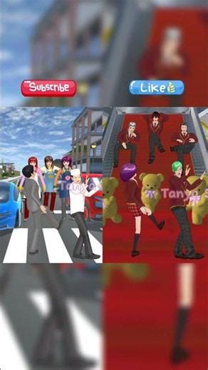 Compilations Copines Dance Trend SAKURA School Simulator #sakuraschoolsimulator #shorts #tiktok