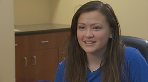 Girl who made wallet for Russell Wilson gives away 'Make A Wish' wish