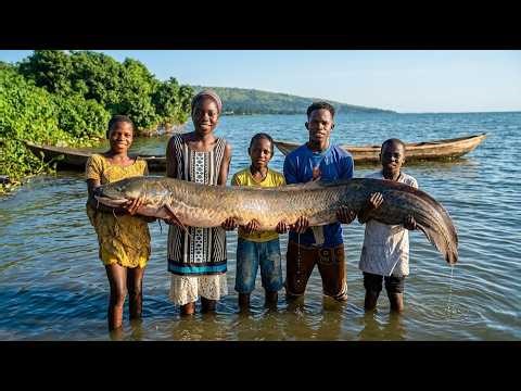 We Caught A Massive Monster Fish That Fed The Whole Village