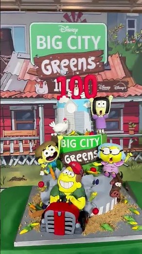 Big City Greens - 100th Episode Cake Via Zeno Robinson