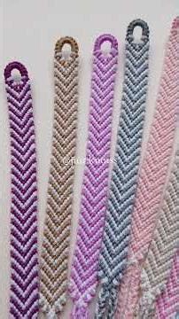 ✨️Chevron Pattern Friendship Bracelets #braceletbook #friendshipbracelets #handmade
