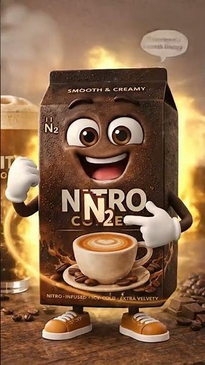 Nitro Coffee – Creamy Cold Brew Energy Drink ⚡🧊☕