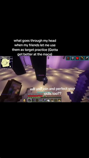 Join hydro smp today! Link in bio.. Supports Java AND bedrock. DON'T BE LATE #minecraft #mace #fyp #java #bedrock