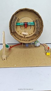 Hand drum brake mechanism | #dcmotor #tech #facebookreel #dcmotorproject #schoolproject #science | Creative SJM Experiment