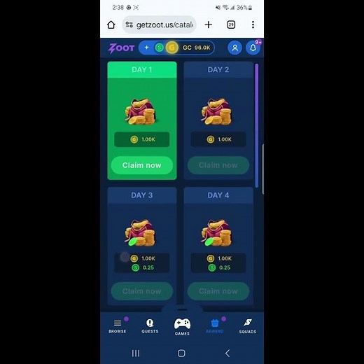 How to Get Your Daily Login Bonus From Zoot Mobile