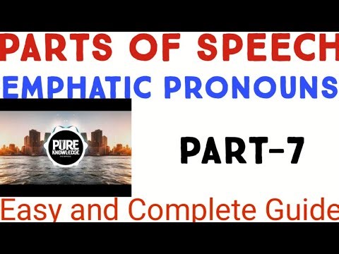 What are Emphatic Pronouns? | Pure Knowledge | Prof. M. Ishtiaq Afzal