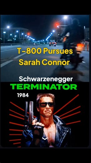 TERMINATOR (1984) - T-800 pursues Sarah Connor (Final Sequence)