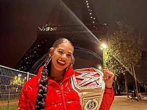 Bianca Belair shares stunning picture in a pink bikini, celebrating becoming the longest-reigning women's champion of modern era