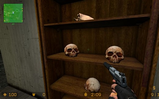 CS起源轻微恐怖地图：死亡之屋