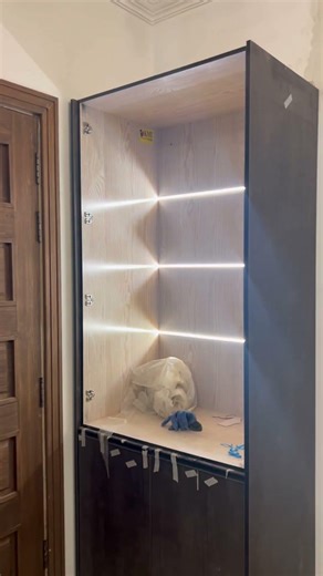 lighting in kitchen cabinets#youtubeshorts #shorts #lighting