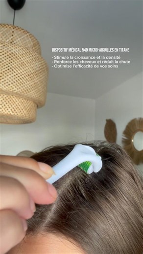 POV: You're perforating your scalp to make your hair grow faster #hairtok #hairgrowth