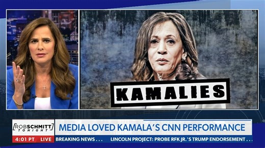 On Friday's episode of "Rob Schmitt Tonight" Lidia Curanaj hosted and reacted to the first sit-down interview Vice President Kamala Harris made after announcing her Presidential campaign, torched Harris for her terrible decisions in office, and more on NEWSMAX. | NEWSMAX