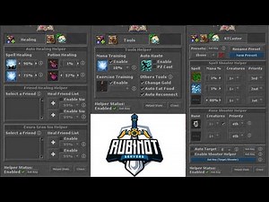 [TUTORIAL] How to Configure Your RTC in RubinOT (Healing, Training, Sio, Mana, Potion, Preset)
