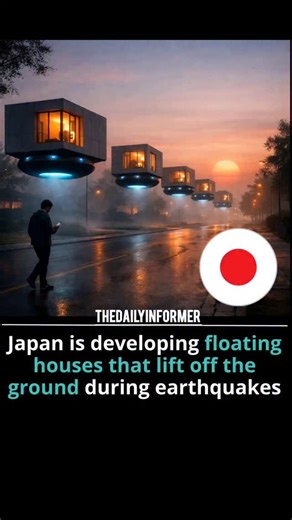 Passang bhutia on Instagram: "Japan is developing innovative housing systems that can temporarily lift homes off the ground when an earthquake strikes. The goal is to reduce structural damage by isolating the building from violent ground motion. The system relies on seismic sensors that trigger air pressure or hydraulic mechanisms within seconds of detecting tremors. Homes can rise a few centimeters, enough to avoid direct contact with shaking. Unlike traditional earthquake-resistant designs tha