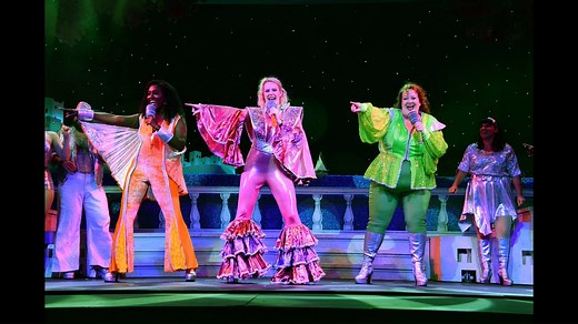 Broadway Palm is pleased to present the international hit sensation MAMMA MIA! Over sixty million people around the world have fallen in love with the charming story, the delightful characters and the timeless ABBA music which makes Mamma Mia! the ultimate feel-good show! Broadway Palm is thrilled to have raised their curtain again to provide a delicious meal and exceptional entertainment in a safe and socially distanced environment. Visit broadwaypalm.com for tickets and more information. #Mamm