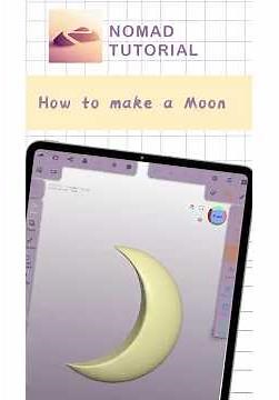 Nomad Sculpt Beginner Tutorial | How to make a Moon 🌙