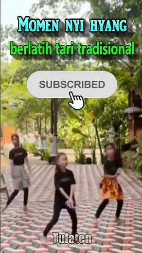 Momen Nyi Hyang berlatih tarian tradisional #kangdedimulyadi #kdm