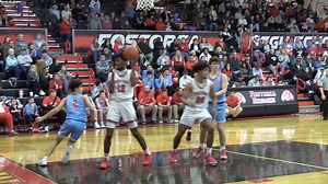 On Friday, the Fostoria Varsity Boys Basketball team achieved a significant victory over the Eastwood Eagles with a score of 55-40. This game was particularly important as it was Senior Night, a special event for the graduating players, and the win was crucial for Fostoria to maintain their lead in the race for the NBC league title. Hear what the senior players and Coach Loomis had to say about this win. | Scanner Media