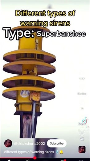 Different types of warning sirens 🎙️🔔