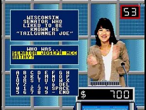 (Gameplay - 3779) Jeopardy! (Sega CD - 6)