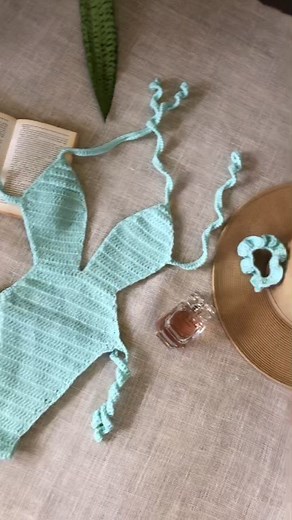 Crochet one piece swimsuit ✨✨✨ # crochet #crochetbikini #crochetaddiction #handmake # crocheteroftiktok #crochettiktok #smallbuisness #crocheting