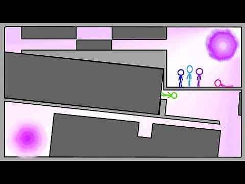 Stick Figure Obstacle Course 8 - Sky joins!