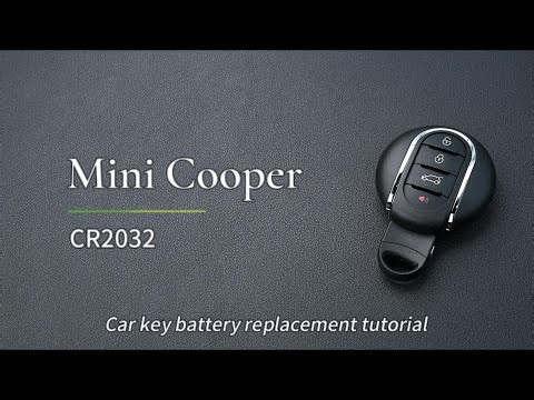 Replace BMW Mini Cooper Key Battery CR2032 keyless entry Remote NBGIDGNG1FEM / BDC instruction