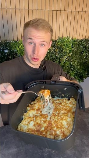 Cheeseburger Pasta Bake Recipe from the Air Fryer!😍 #airfryer #cooking
