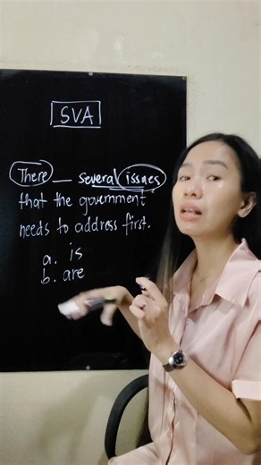 There (is/are)? Subject-Verb Agreement #englishclass #grammarlesson #grammartips #examreview #fblifestyle #learnenglish | Winma Carvajal