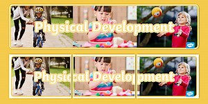 EYFS Physical Development Area of Learning Display Banner