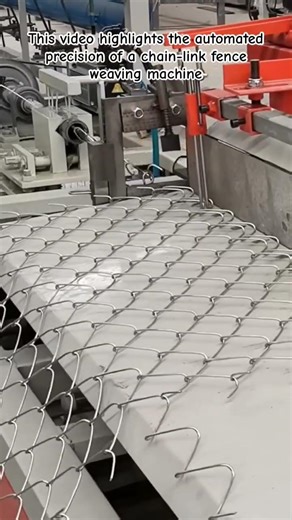 Mechanical Harmony: The Art of Chain-Link Weaving #IndustrialMachinery #Manufacturing #Engineering