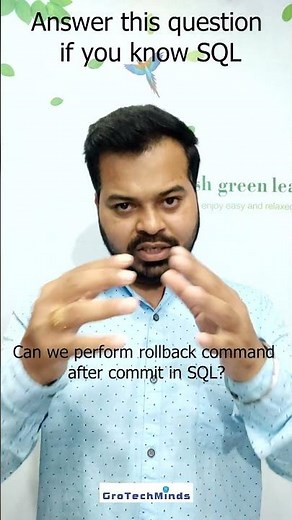 Can we perform rollback after commit command in SQL | SoftwaretestingbyMKT | SQL interview questions