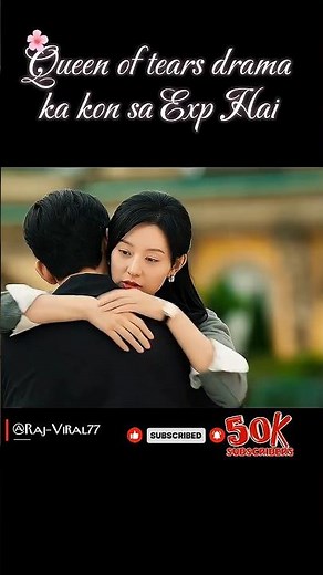Queen of tears drama in hindi dubbed #Korean drama #Chinese drama #Love story clips #Viral video