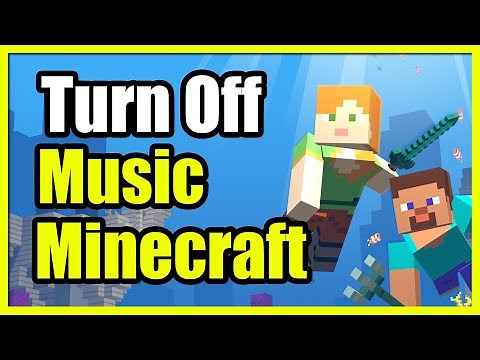 How to Turn Off the MUSIC in Minecraft using PC or PS5/Xbox (Easy Tutorial)