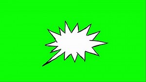 Speech Balloon On Green Screen Stock Footage Video (100% Royalty-free) 11915933 | Shutterstock