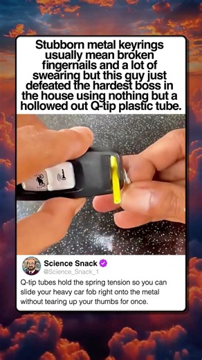 THE Q-TIP KEYRING HACK ACTUALLY WORKS