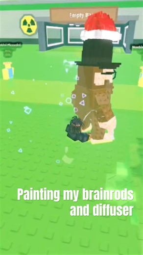 Putting my brainrods and the diffuser￼‼️