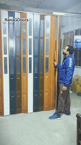 Folding Doors installed #foldingdoors #clips #navaratri #mash #doorsdesign #viralchallenge | Pvc Plastic Doors Company Lahore Pakistan