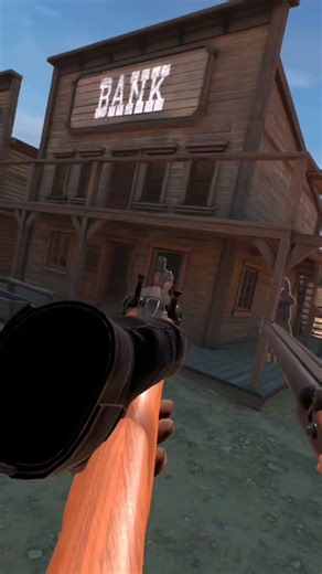 Dual double barrel shotguns in gun club vr#vr#guns#gunclubvr