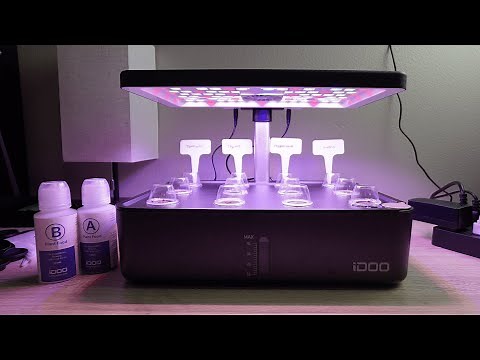 Grow Your Own Garden All Year Round With The Idoo 12pods Hydroponics Growing System!