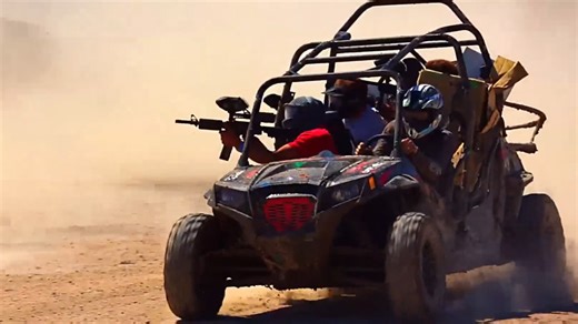 Paintball fight turns into chaos