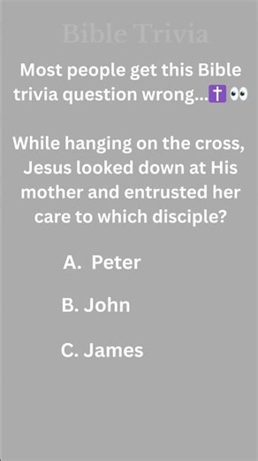 Who Did Jesus Ask to Take Care of His Mother? (Most People Miss This!)