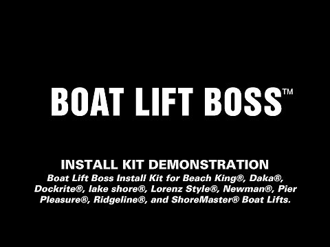 Boat Lift Boss Installation Kit Demo (3011.7204 Install Kit)