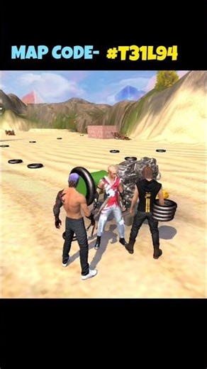 FREE FIRE NEW CRAFT LAND MAP CODE- T31L94