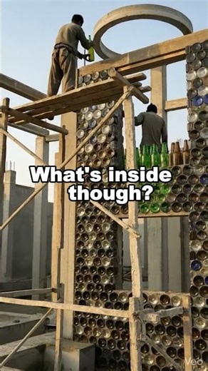 They Built a Whole House Using ONLY Recycled Glass Bottles