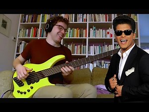 Bruno Mars - Runaway Baby [Live in Paris] (Bass cover by Werner Erkelens)